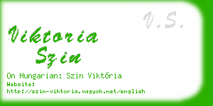 viktoria szin business card